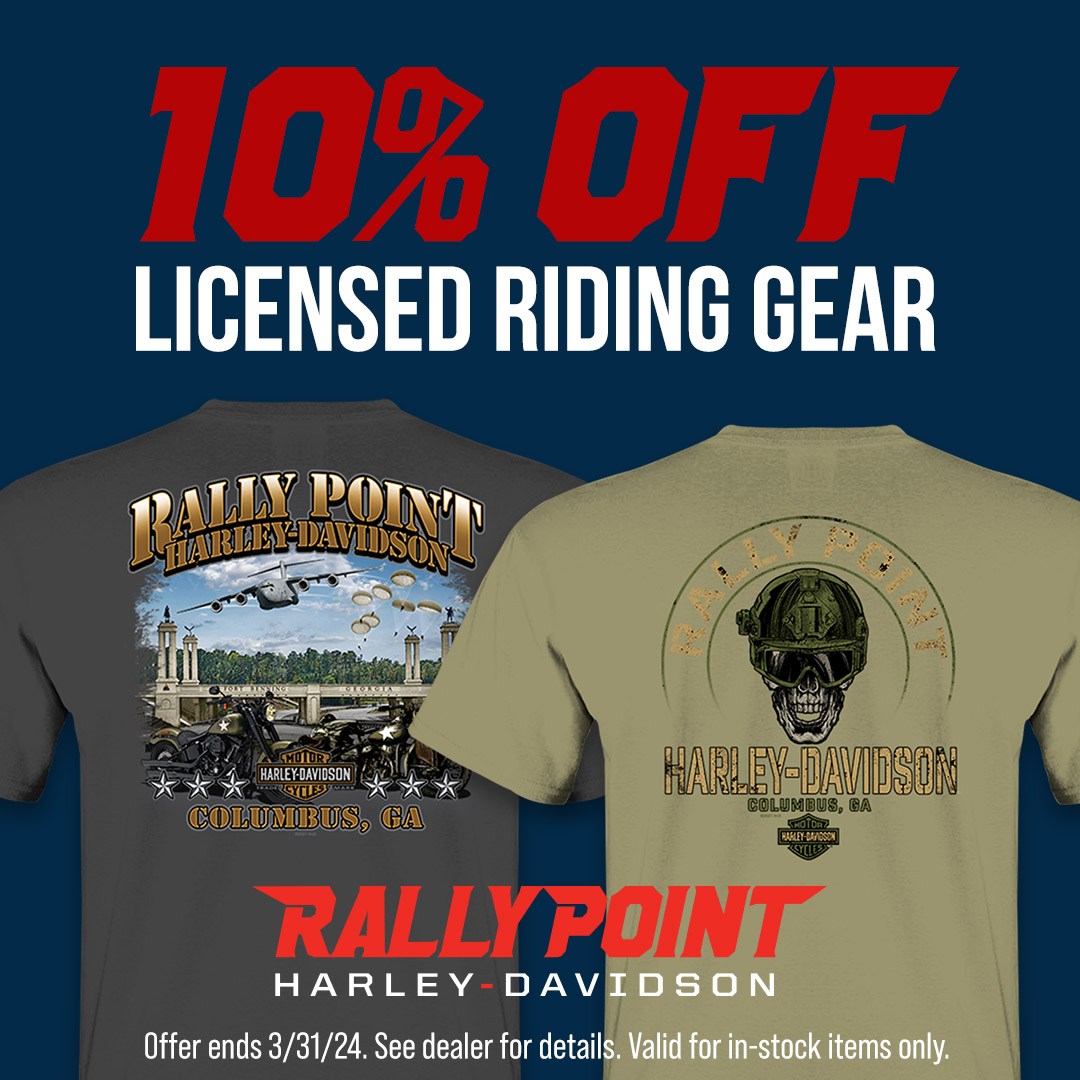 10% Licensed Riding Gear