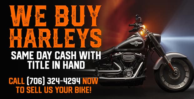 We buy Harley-Davidson Motorcycles